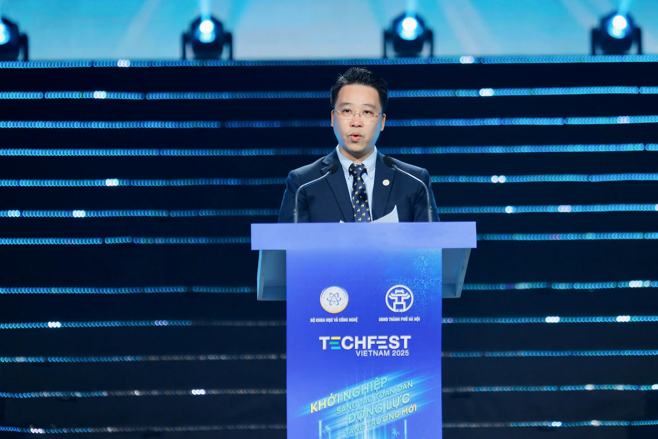 Ông Lê Toàn Thắng, Giám đốc Trung tâm Hỗ trợ khởi nghiệp sáng tạo Quốc gia, Cục Khởi nghiệp và Doanh nghiệp công nghệ, Bộ Khoa học và Công nghệ