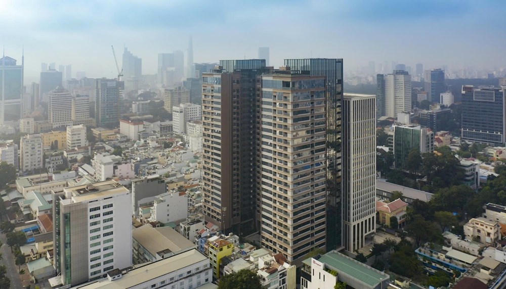 Giữa một TP.HCM năng động không ngừng đổi mới, The Marq hiện lên như một viên ngọc quý hiếm giữa trung tâm Quận 1 (cũ) (ảnh: Hongkong Land).