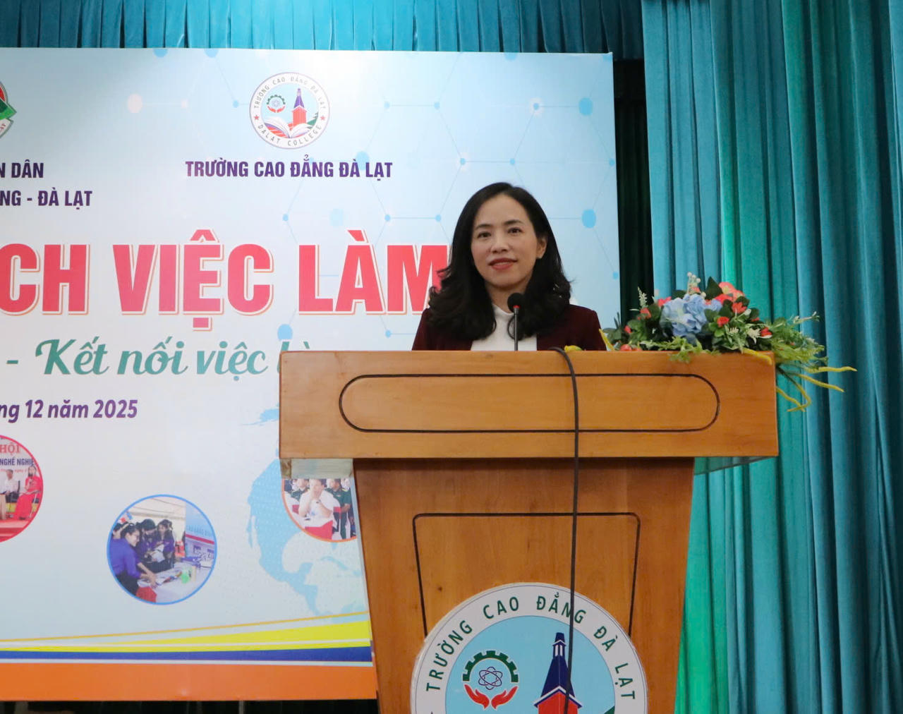 Bà Phan Thị Xuân Thảo – Phó Chủ tịch Phường Xuân Hương - Đà Lạt tin rằng phiên giao dịch việc làm sẽ giúp nhiều người lao động tìm được công việc phù hợp.