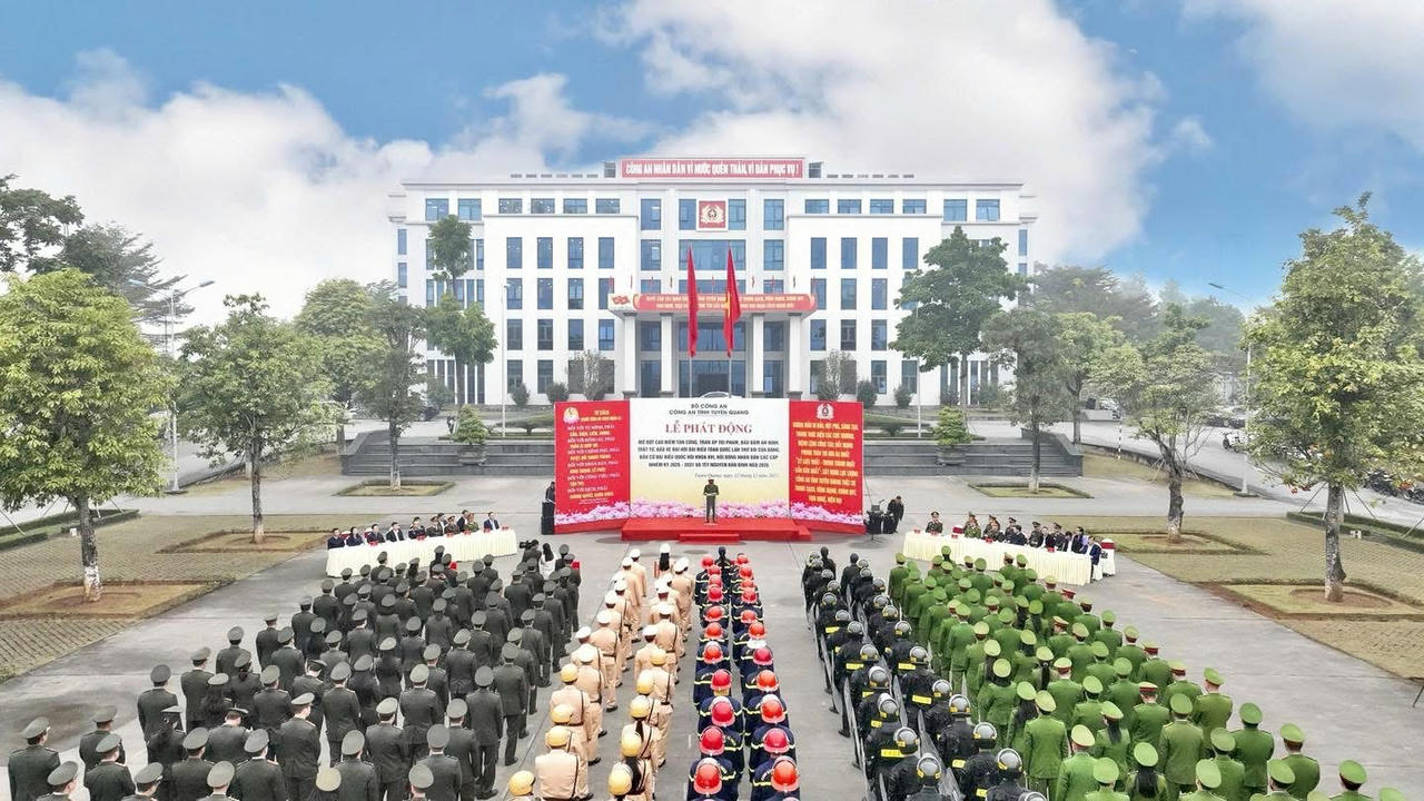 Toàn cảnh buổi Lễ phát động. (Ảnh: CATQ)