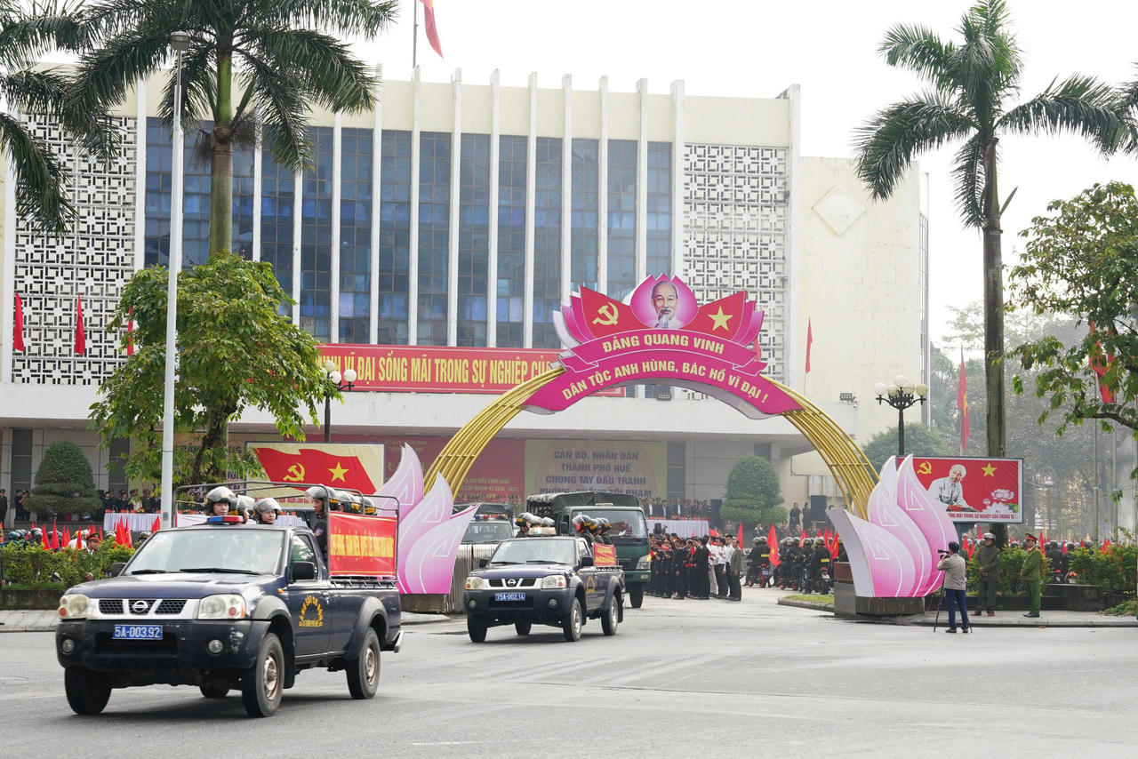 TP Huế mở đợt cao điểm tấn công, trấn áp tội phạm bảo đảm an ninh các sự kiện lớn năm 2026