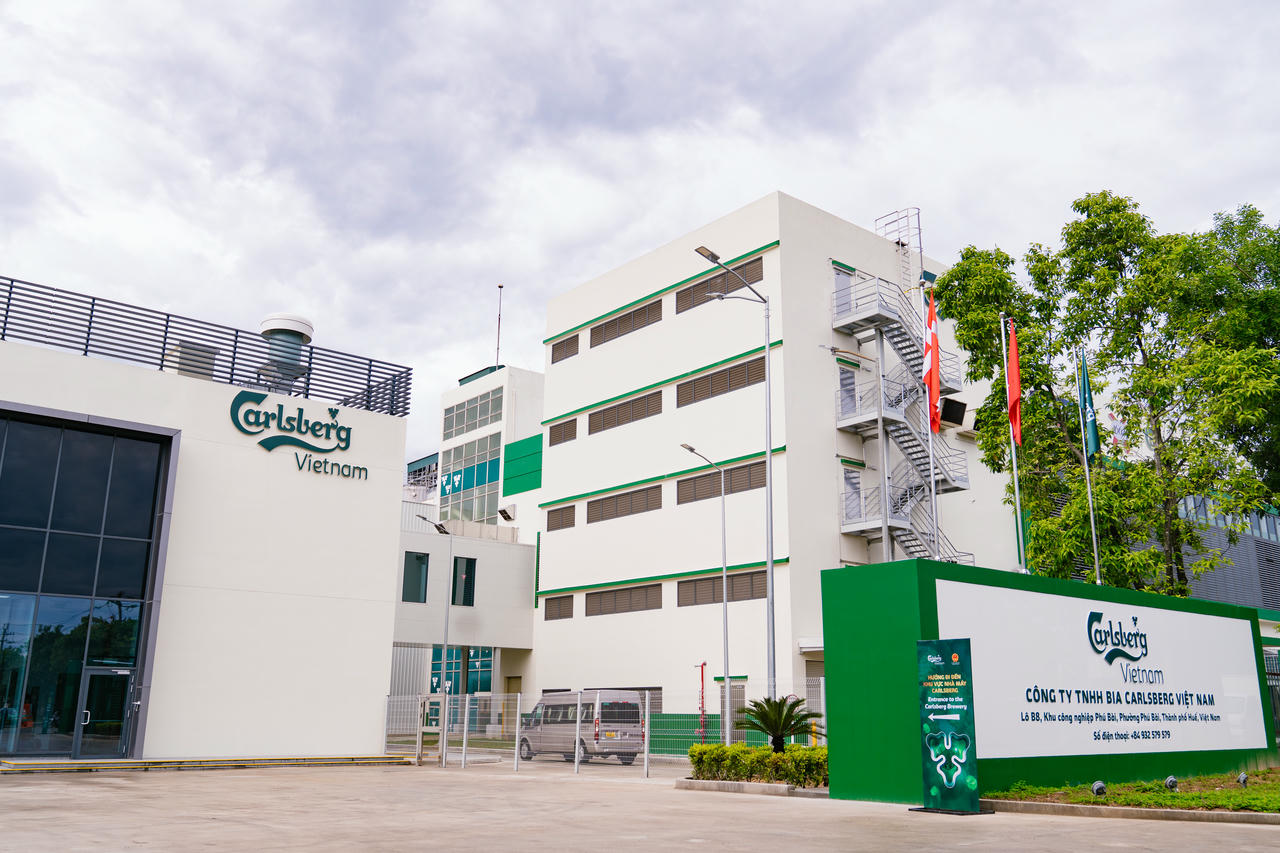 Nhà máy bia Phú Bài của Carlsberg Việt Nam tọa lạc tại thành phố Huế - bước tiến mới trong vận hành xanh và bền vững.