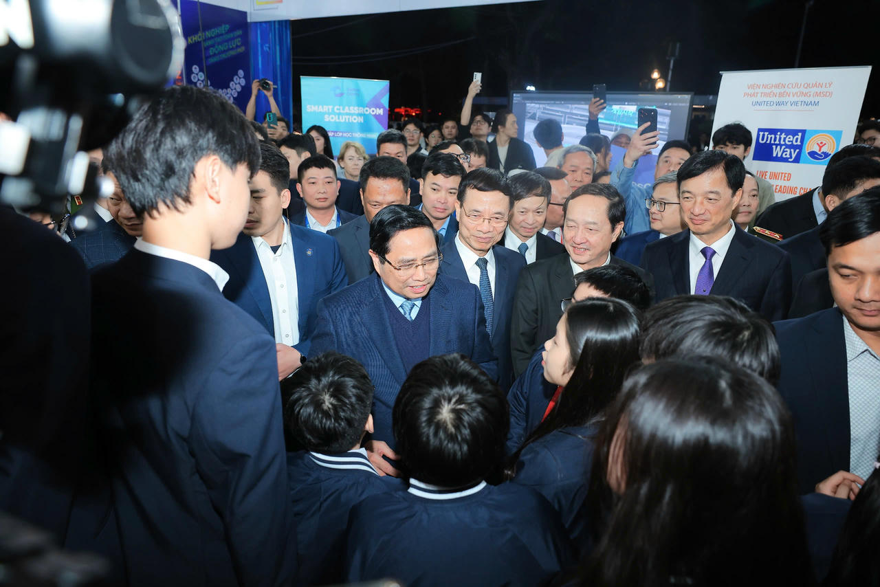 Thủ tướng Phạm Minh Chính dự Lễ khai mạc Ngày hội Khởi nghiệp sáng tạo quốc gia 2025