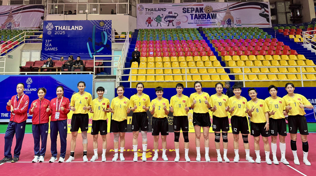SEA Games 33: Hạ tuyển Indonesia tại bán kết, Cầu mây Việt Nam hẹn Thái Lan tranh HCV 
