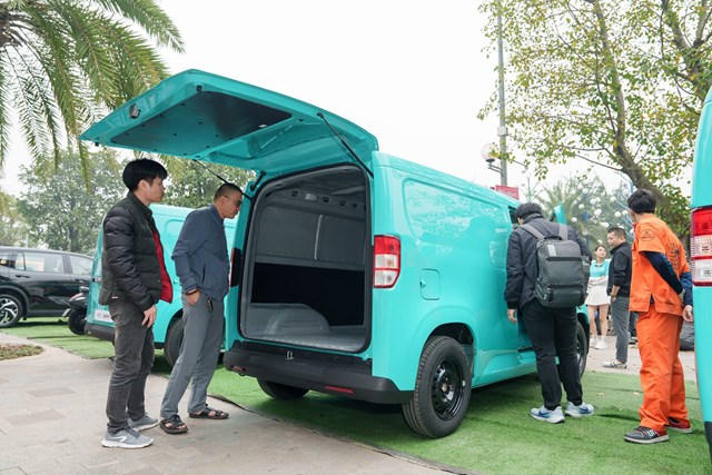 Khoang chở hàng của EC Van được đánh giá cao về thể tích, phù hợp cho nhu cầu vận chuyển trong phố.