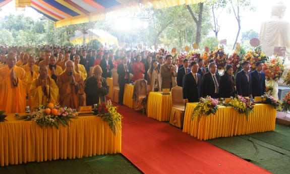 Quang cảnh buổi lễ.
