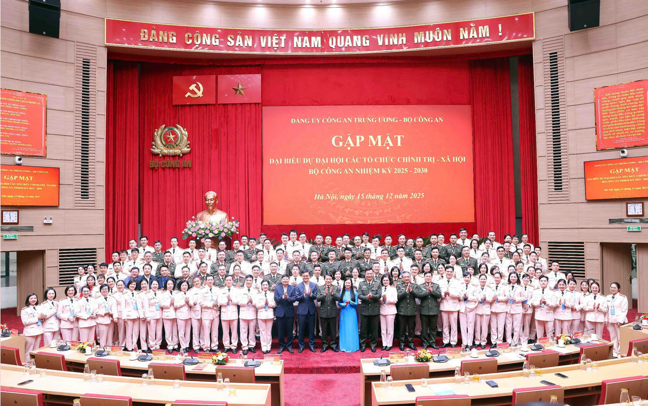 Bộ Công an tổ chức gặp mặt đại biểu dự Đại hội các tổ chức chính trị - xã hội