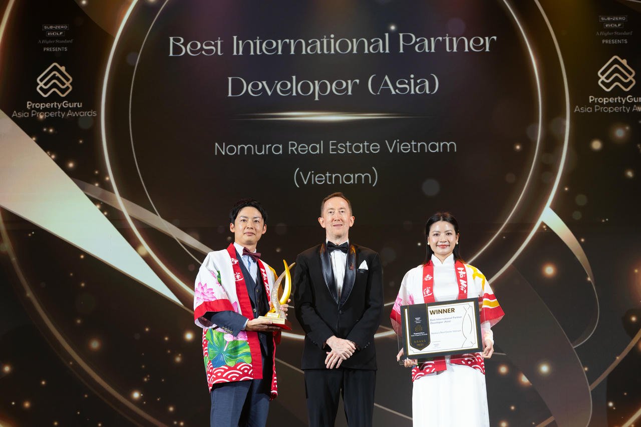 Nomura Real Estate Việt Nam là Nhà phát triển đối tác quốc tế xuất sắc châu Á.