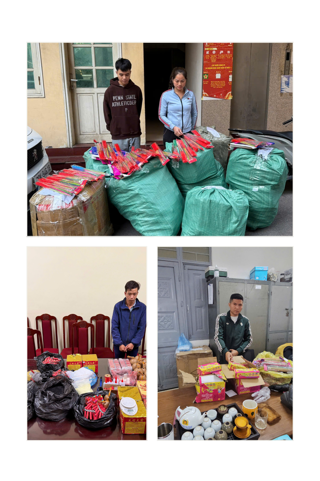 Công an Hà Nội liêp tiếp bắt giữ nhiều vụ buôn bán pháo nổ 