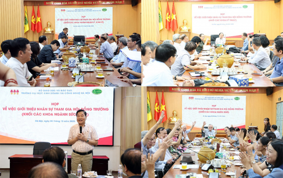 HUBT thành lập Hội đồng trường theo Luật giáo dục đại học