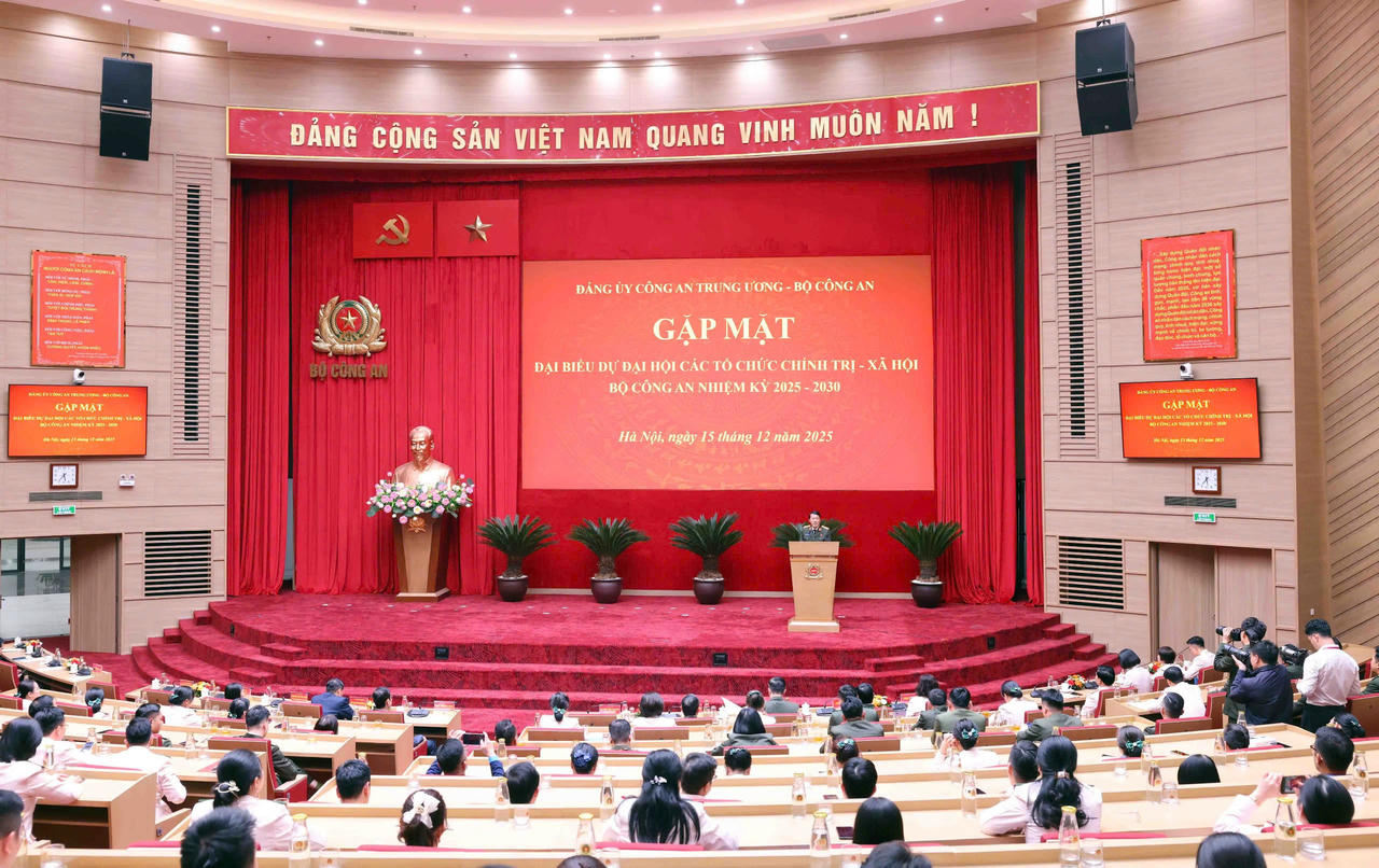 Bộ Công an tổ chức gặp mặt đại biểu dự Đại hội các tổ chức chính trị - xã hội