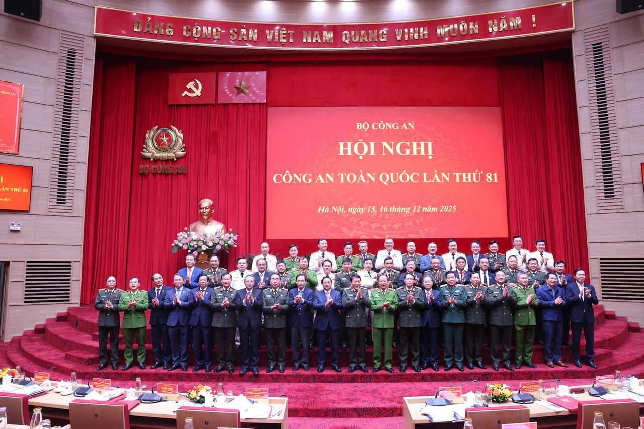 Khai mạc trọng thể Hội nghị Công an toàn quốc lần thứ 81