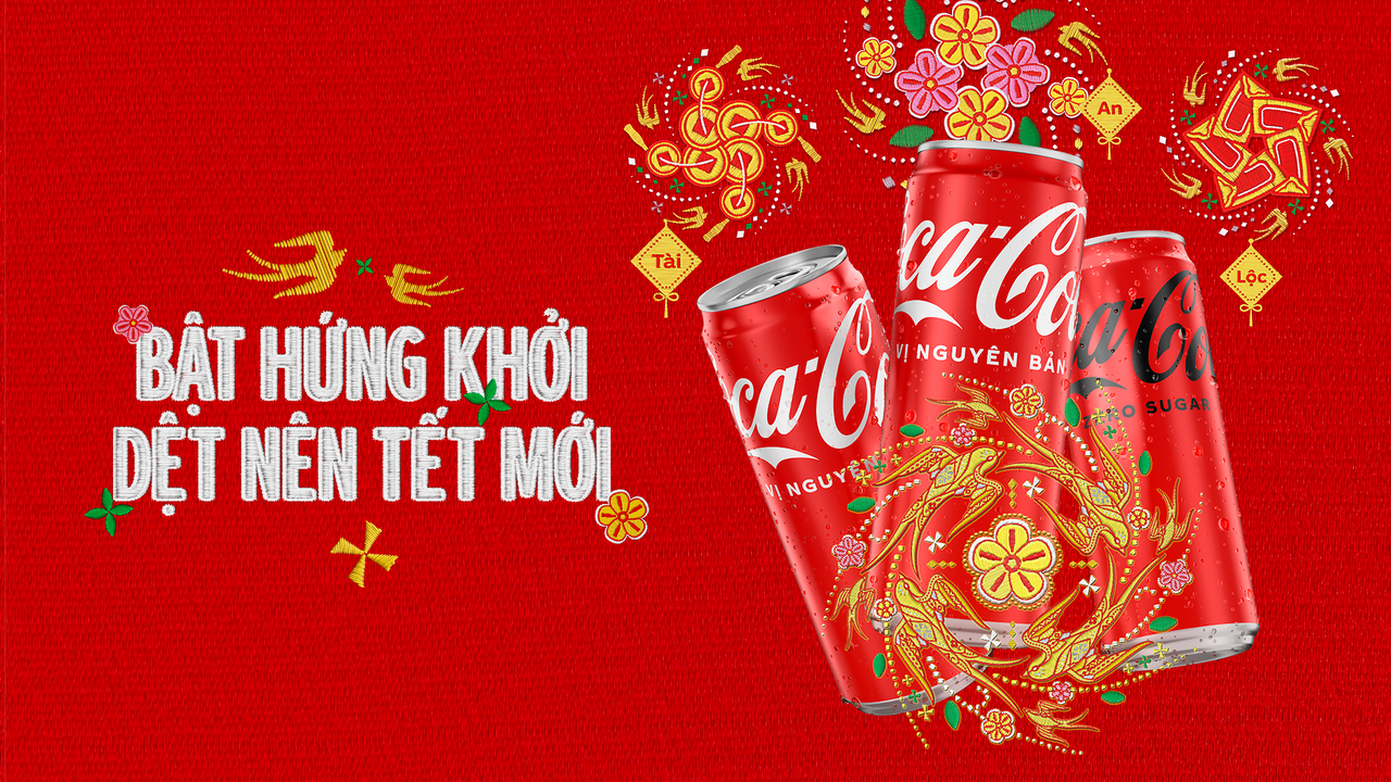 Coca-Cola chính thức khởi động chiến dịch Tết 2026: 'Bật Hứng Khởi, Dệt Nên Tết Mới'