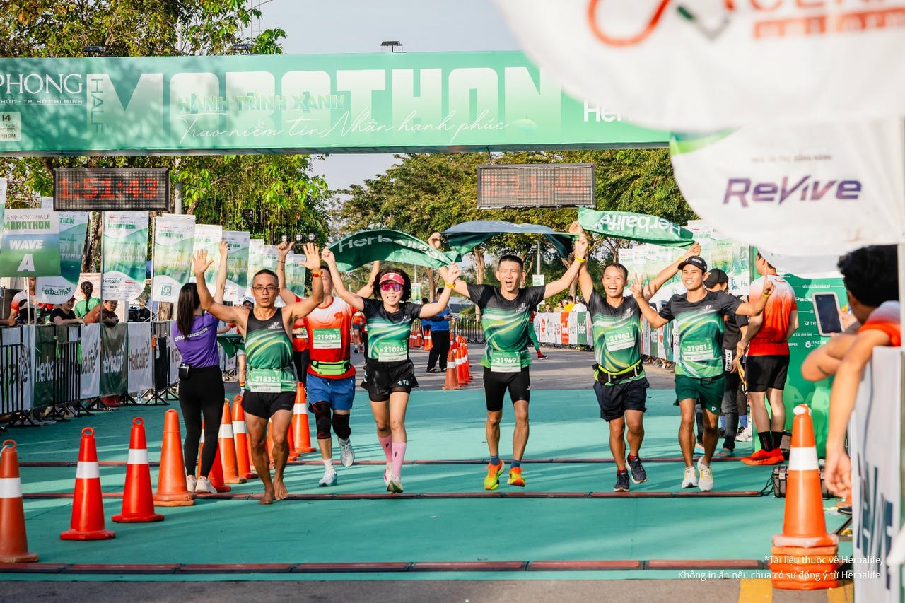 Runner đến từ Herbalife Việt Nam mạnh mẽ và bản lĩnh đền đường đua