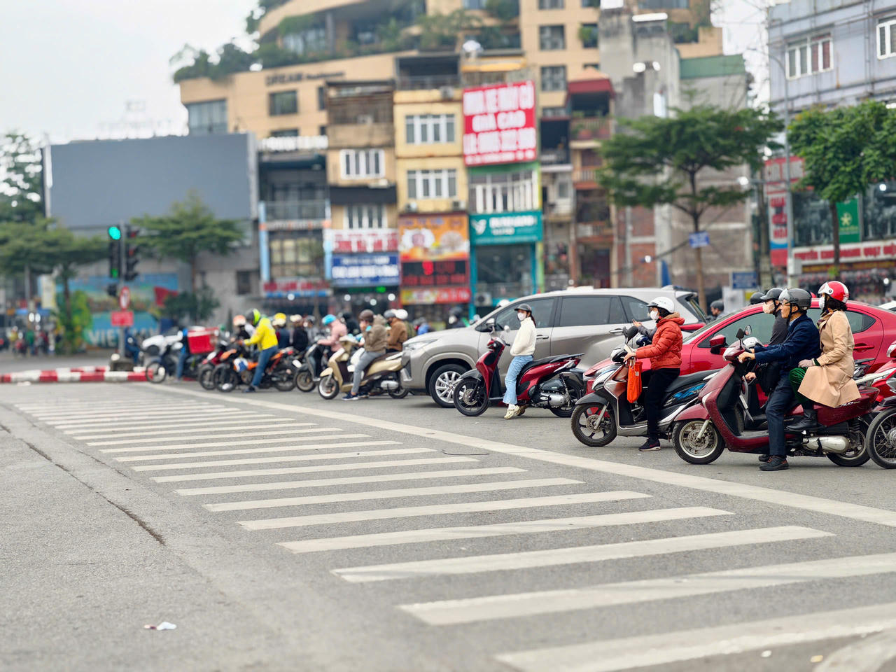 Diện mạo mới trong những ngày gần đây tại các nút giao thông