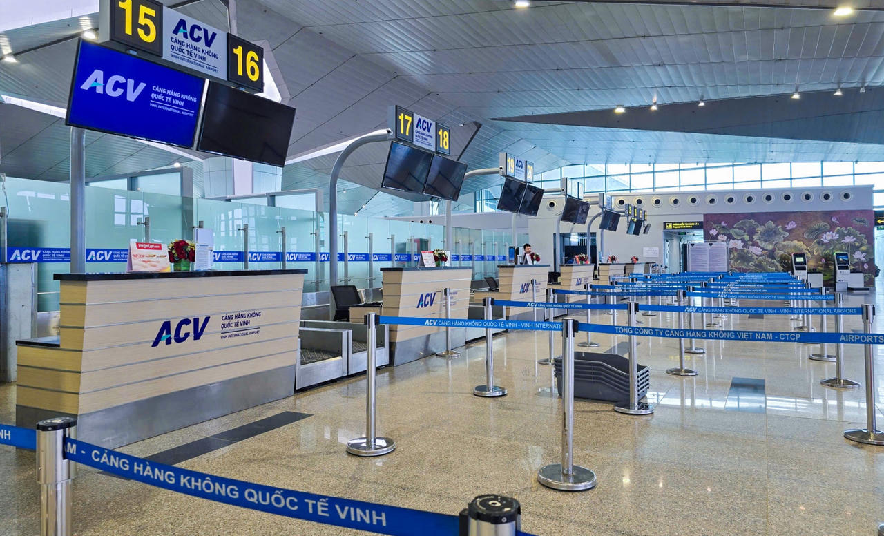 Sân bay Vinh sẵn sàng đón khách.
