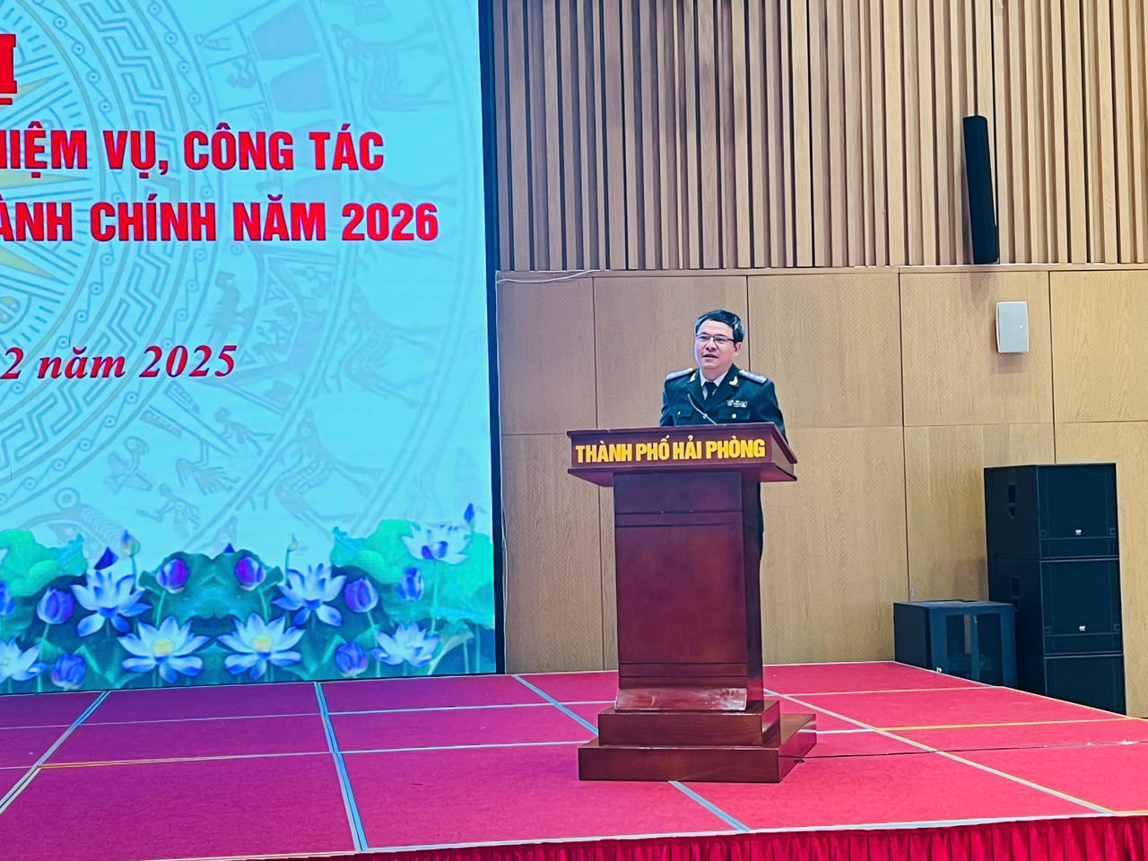 Trưởng THADS thành phố Hải Phòng Nguyễn Văn Tuấn phát biểu kết luận hội nghị.