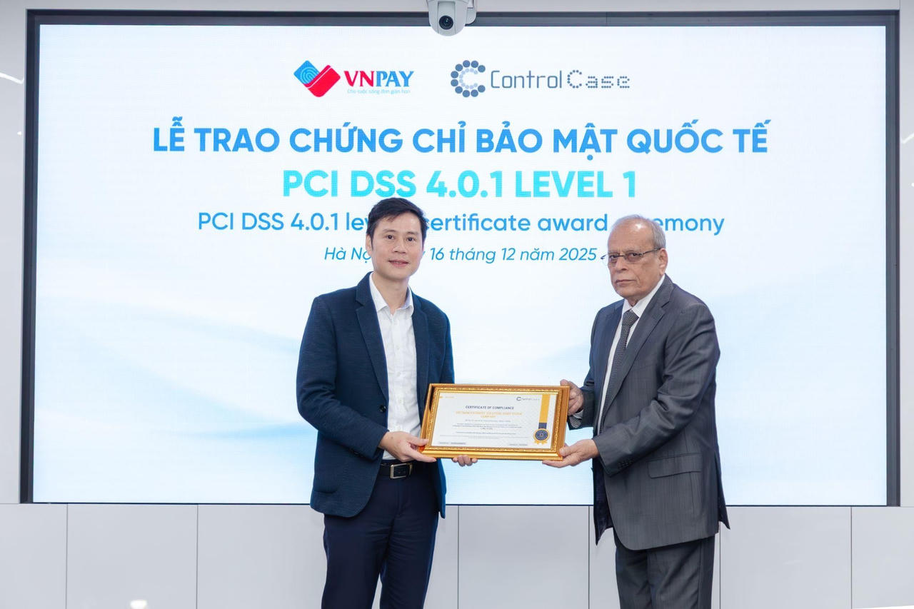 Loạt dịch vụ của VNPAY nhận chứng chỉ bảo mật quốc tế PCI DSS cấp cao nhất trong 6 năm liên tiếp