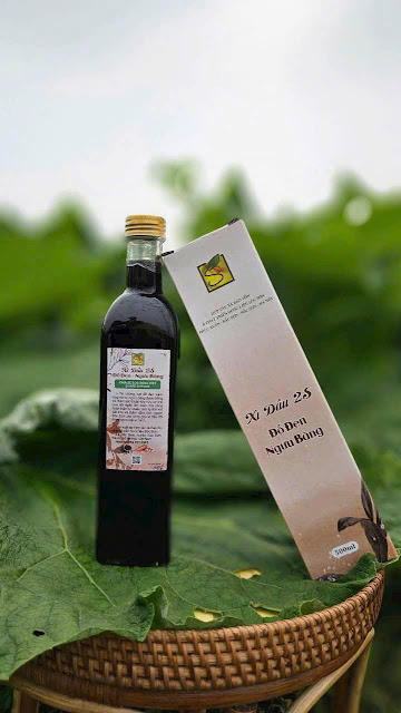 Sản phầm Xì
dầu 2S - Đỗ đen Ngưu bàng của
HTX Bảo tồn và phát triển dược liệu Sóc Sơn. 