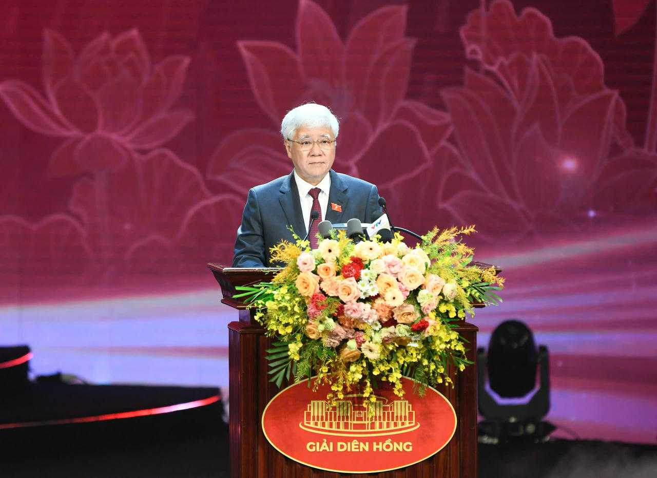 Phó Chủ tịch Thường trực Quốc hội Đỗ Văn Chiến phát động Giải Diên Hồng lần thứ năm - năm 2027. (Ảnh: Như Ý)