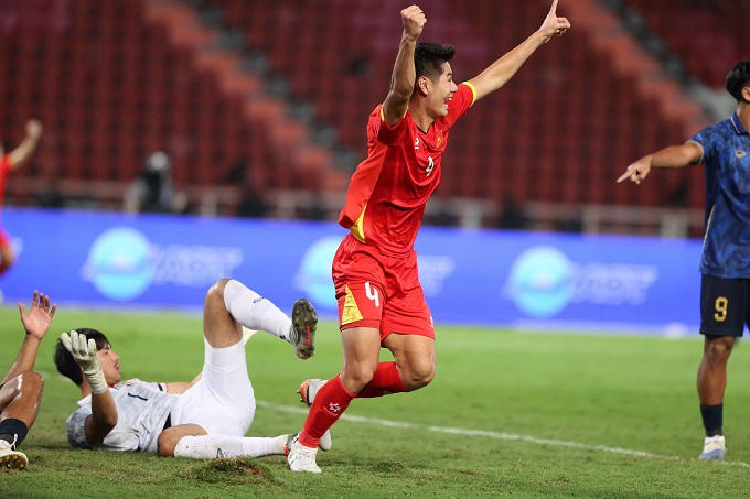 U22 Việt Nam gỡ hoà 2-2 (Ảnh Đức Cường)