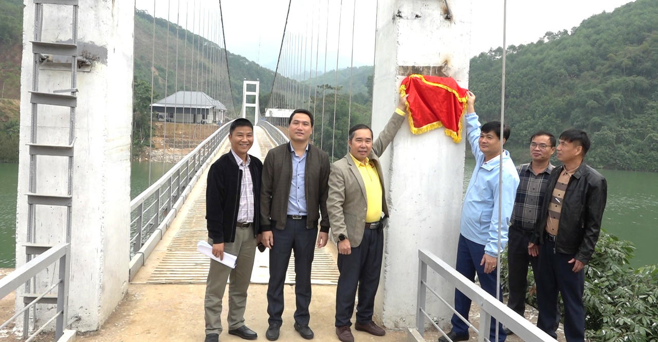 Khánh thành công trình sửa chữa Cầu treo Bến Thâu, xã Bảo Yên