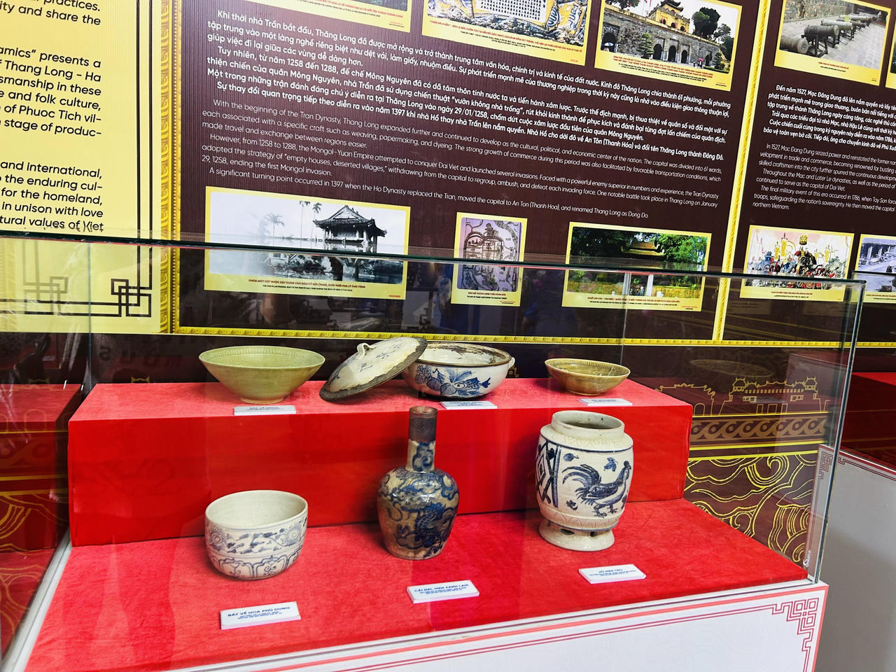 Không gian trưng bày được xây dựng như một hành trình văn hóa.