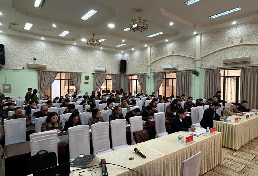 Toàn cảnh buổi Hội nghị. (Ảnh: Sở Tư pháp CB)