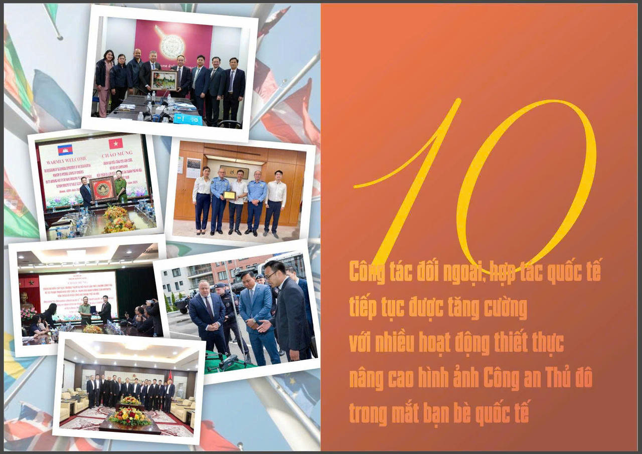 10 dấu ấn tiêu biểu của Công an TP Hà Nội năm 2025