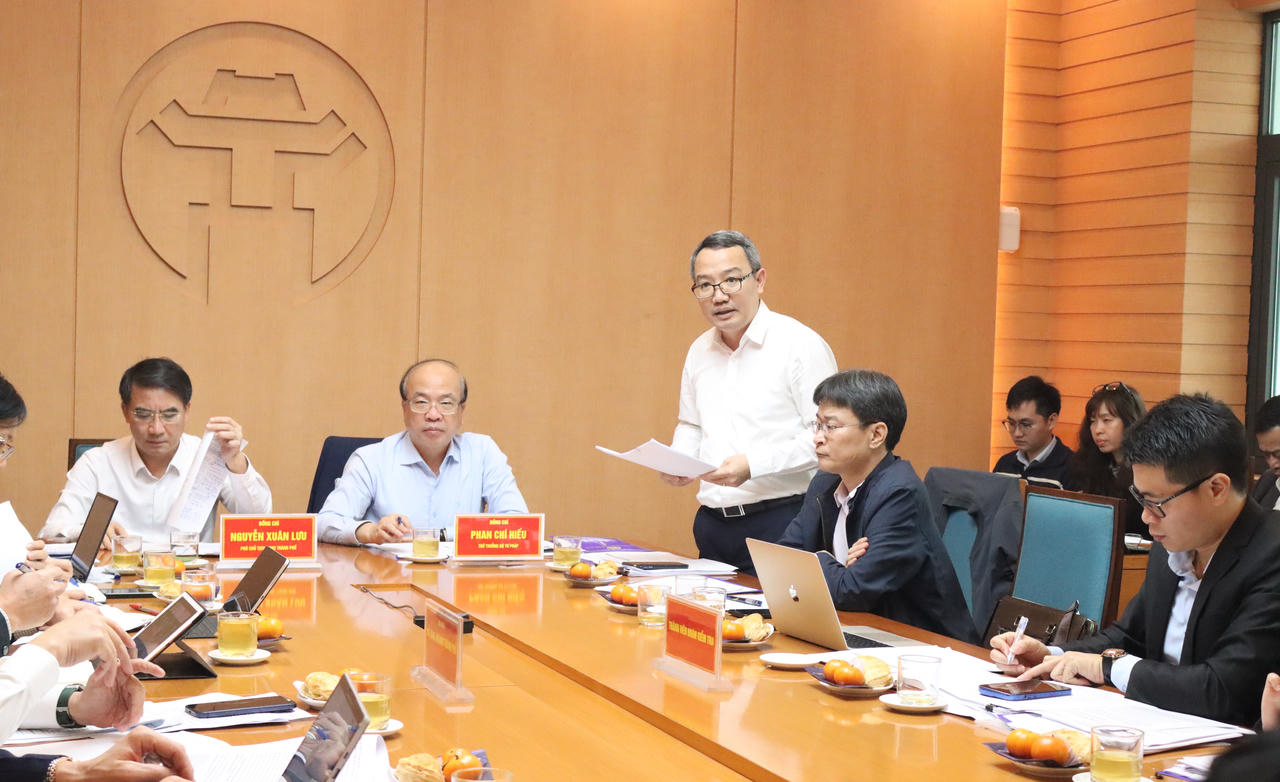 Ông Hồ Quang Huy phát biểu tại cuộc kiểm tra.