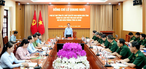 Bộ đội biên phòng Cà Mau phát huy vai trò nòng cốt trong quản lý, bảo vệ biên giới biển