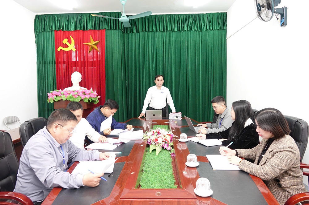 Một buổi họp tại Trung tâm Trợ giúp pháp lý Nhà nước tỉnh Sơn La.