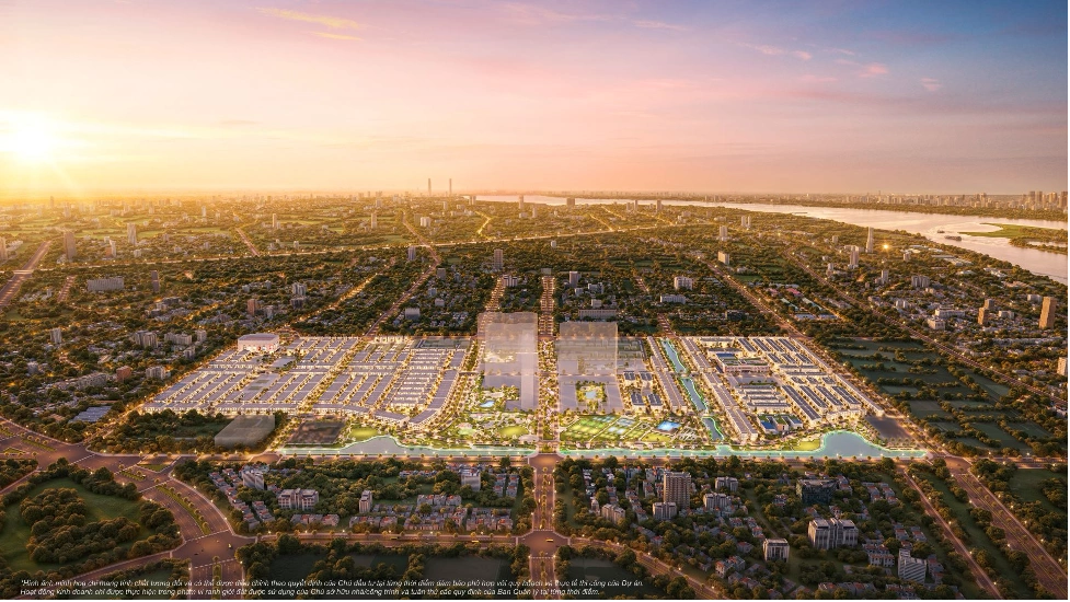 Phối cảnh Vinhomes Wonder City - đô thị thấp tầng hiếm hoi tại khu Tây Hà Nội. Ảnh: VnExpress.