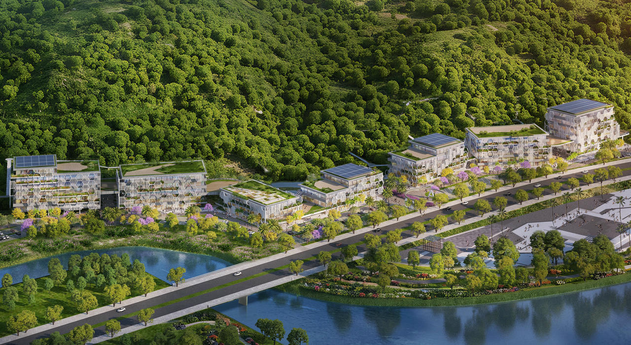 Phối cảnh Trung tâm nghiên cứu trí tuệ nhân tạo AI.