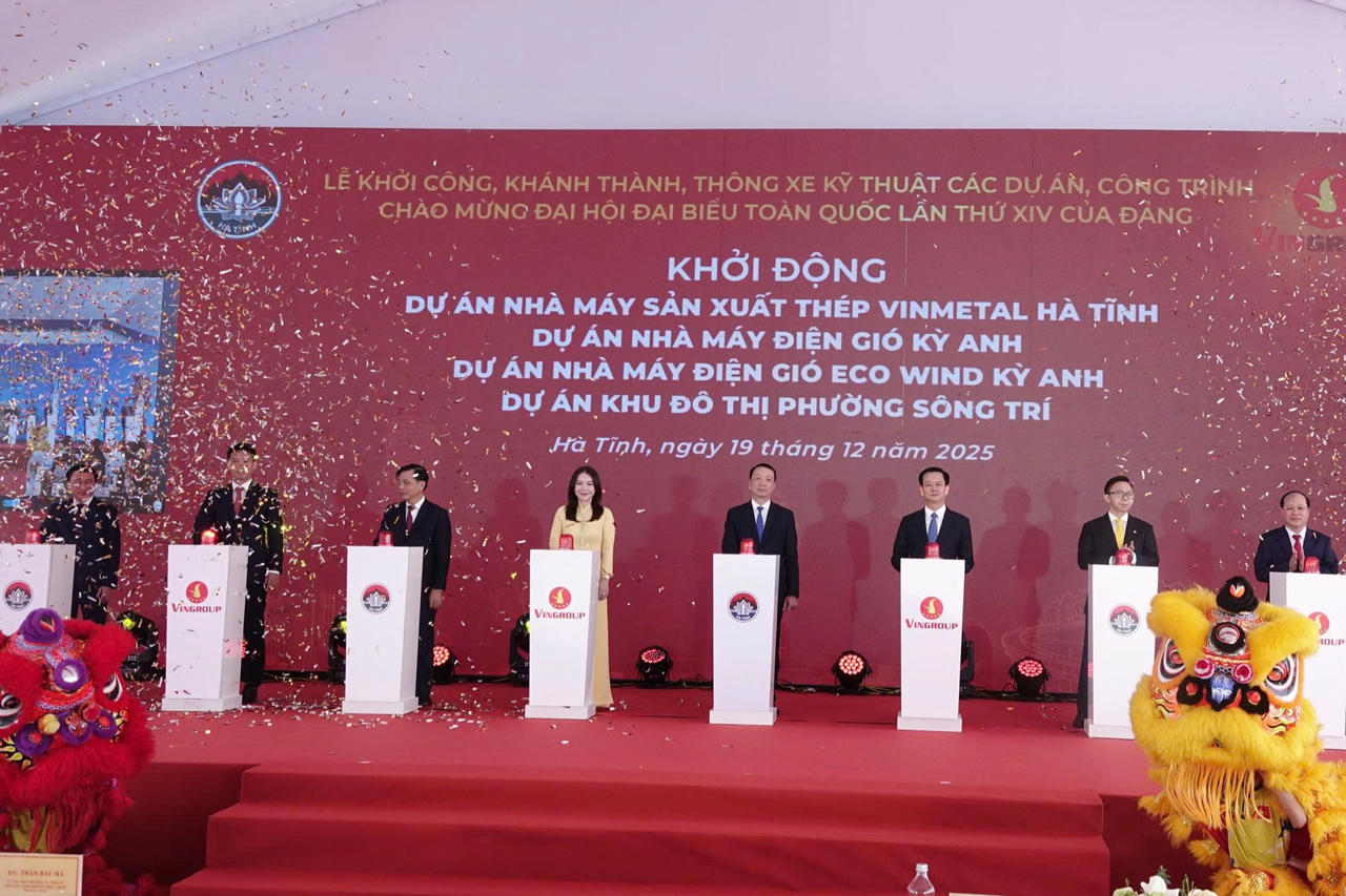 Tập đoàn Vingroup tổ chức lễ khởi động 4 dự án lớn tại Hà Tĩnh