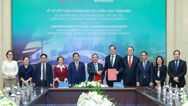 Siemens Mobility - ‘Gã khổng lồ’ vừa ký thỏa thuận hợp tác chiến lược với VinSpeed 'khủng' cỡ nào?