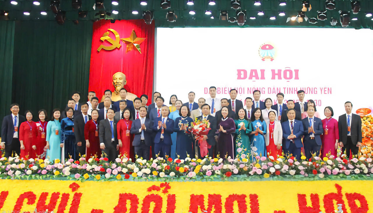 Đại hội đại biểu Hội Nông dân tỉnh Hưng Yên lần thứ I, nhiệm kỳ 2025 - 2030 thành công tốt đẹp