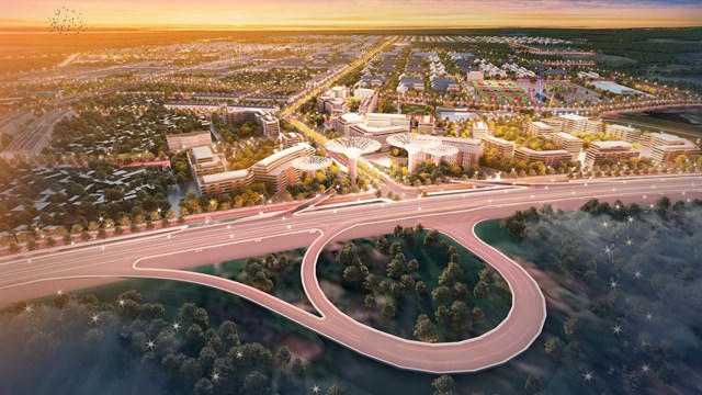 Phối cảnh dự án trọng điểm&nbsp;675ha tại tỉnh Thái Nguyên