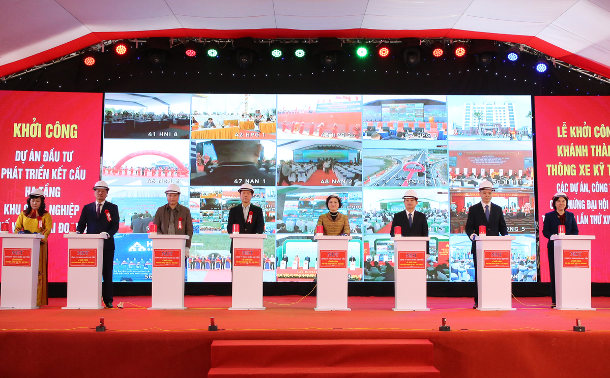 Phó Thủ tướng Phạm Thị Thanh Trà dự Lễ khởi công dự án Khu công nghiệp Quế Võ II - Giai đoạn 2