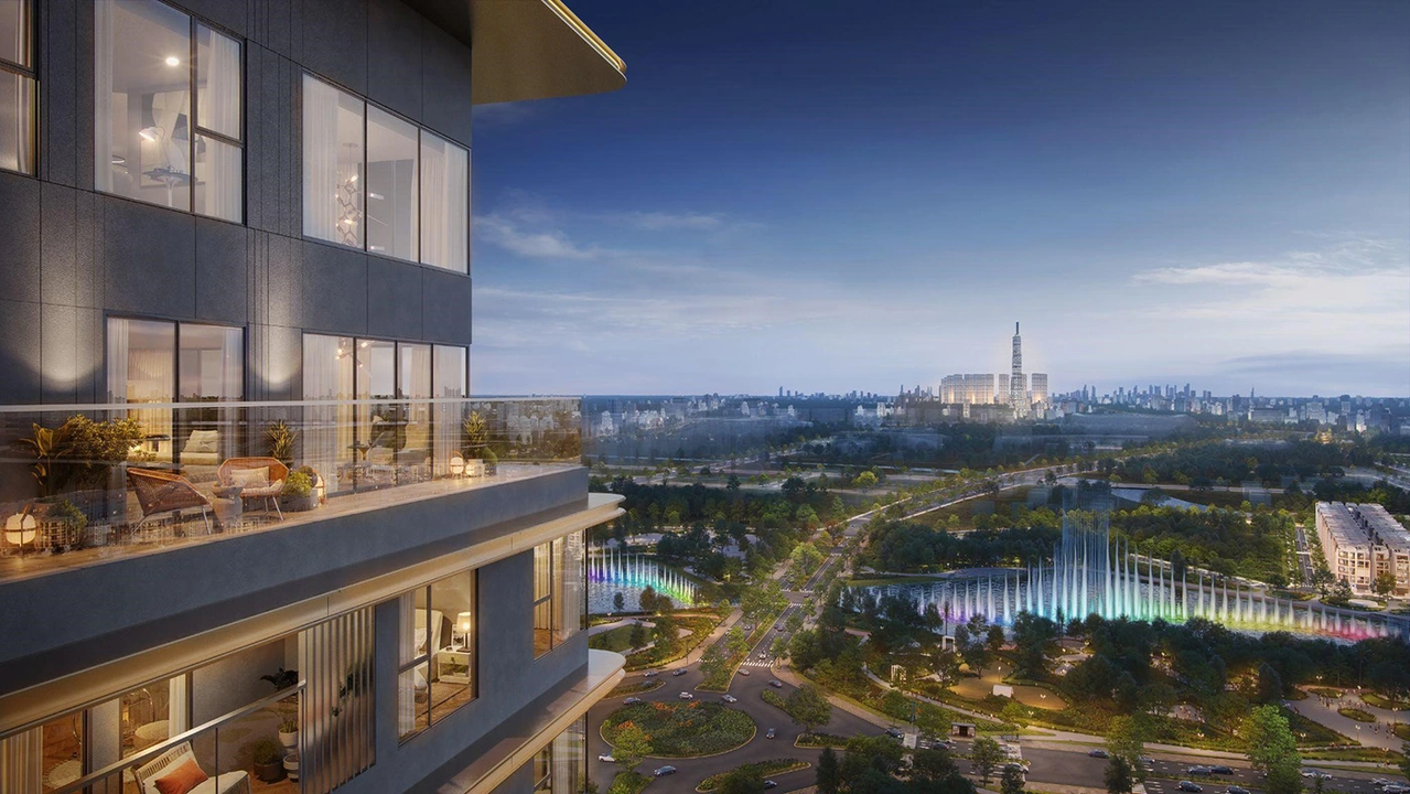 Tầm nhìn panorama từ các căn hộ penthouse và penthouse duplex của Lumière Midtown. Ảnh: Báo Thanh Niên.
