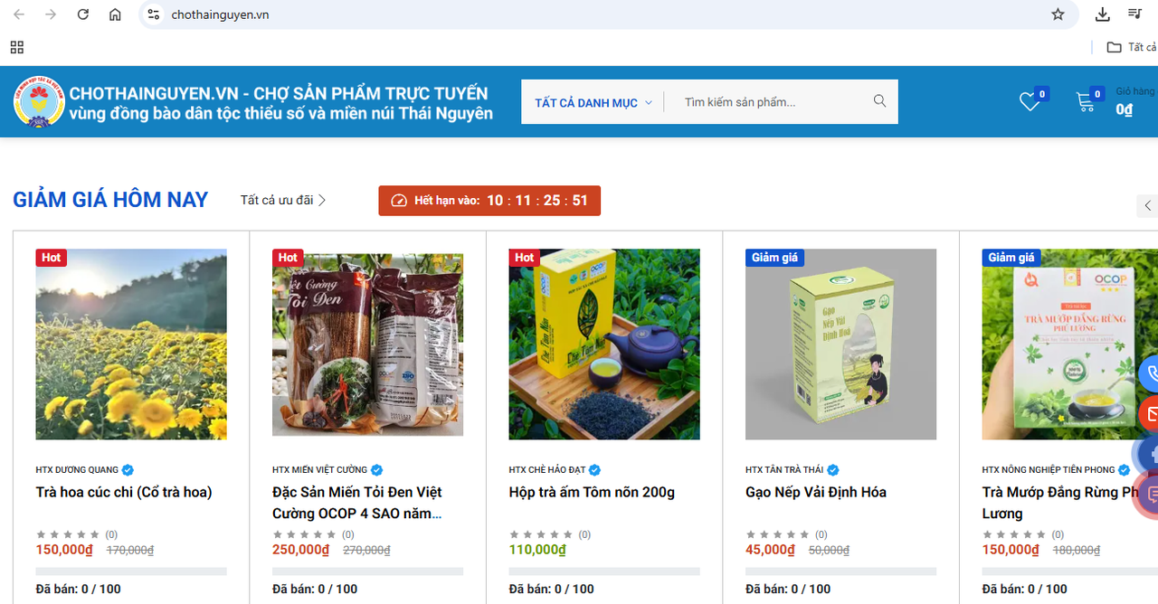 Chợ điện tử Thái Nguyên tại địa chỉ https://chothainguyen.vn.