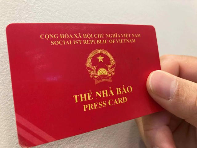 Gia hạn sử dụng thẻ nhà báo kỳ hạn 2021-2025 đến hết ngày 31/3/2026