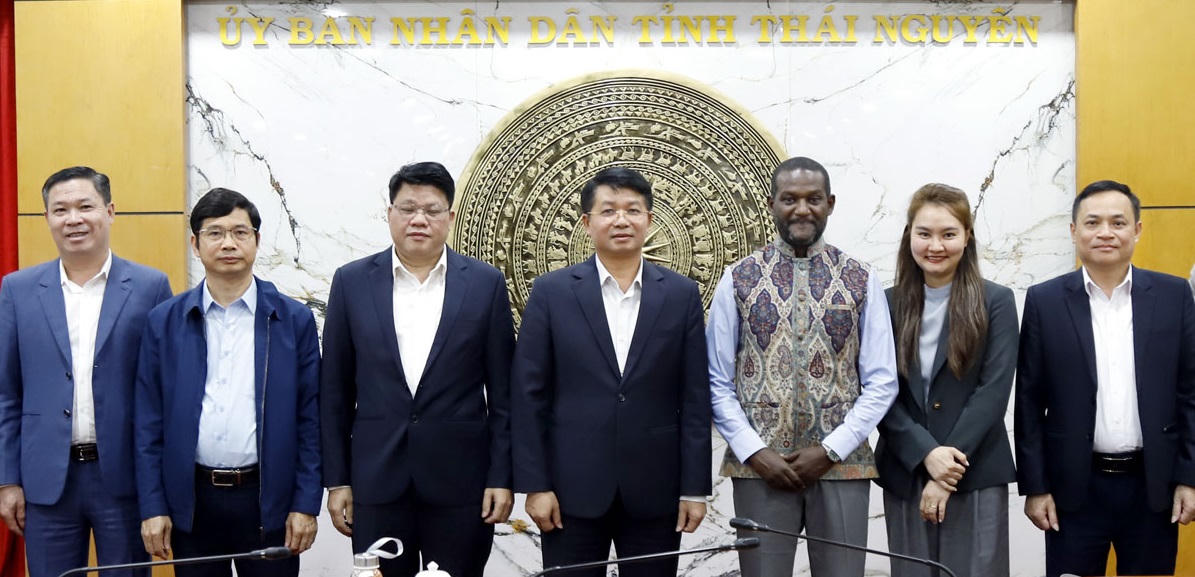 Tỉnh Thái Nguyên và&nbsp;IFAD trao đổi, thảo luận các nội dung liên quan đến Dự án “Giải pháp dựa vào tự nhiên cho phát triển nông thôn toàn diện tỉnh Thái Nguyên” giai đoạn 3. (Ảnh: Báo Thái Nguyên)