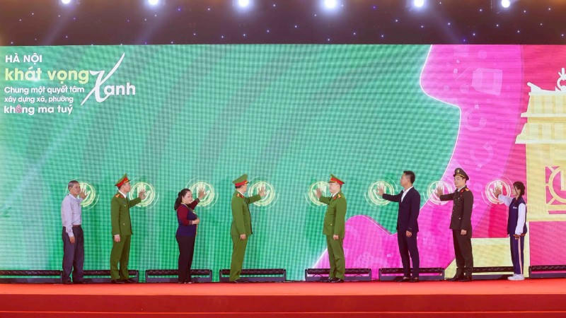 Hà Nội: “Khát vọng xanh” hành động vì một thành phố không ma túy