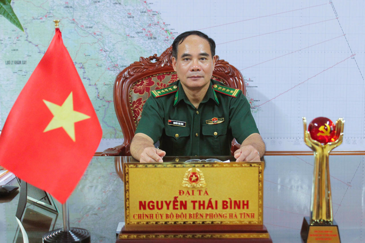 Đại tá Nguyễn Thái Bình - Chính ủy Ban Chỉ huy BĐBP Hà Tĩnh.
