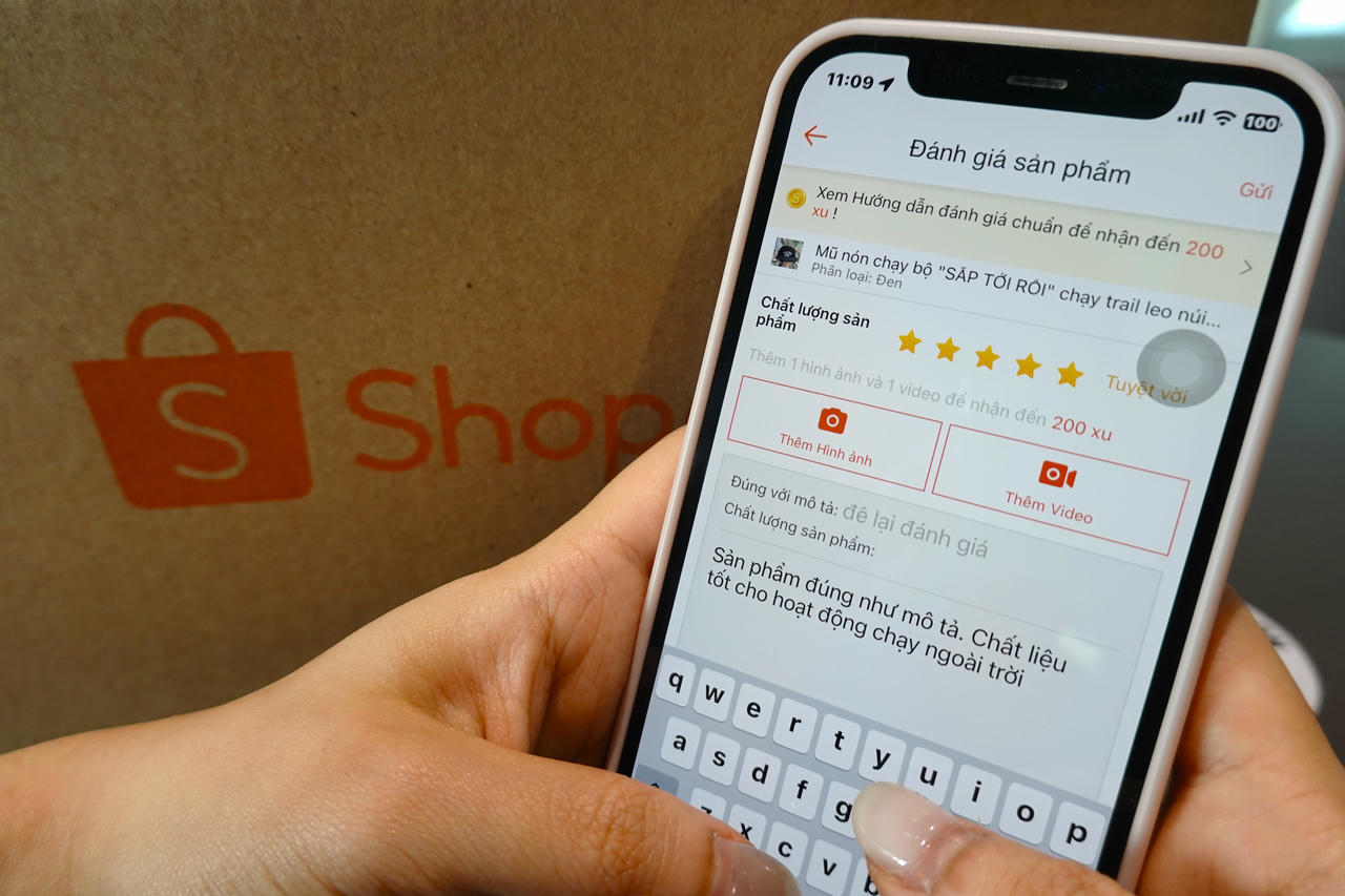 Đừng quên để lại đánh giá để góp phần giúp người mua sau ra quyết định mua sắm dễ dàng.