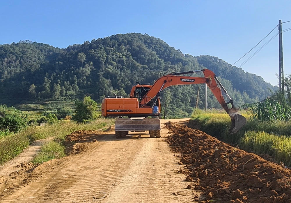 Một dự án giao thông tại xã Khánh Khê, tỉnh Lạng Sơn.