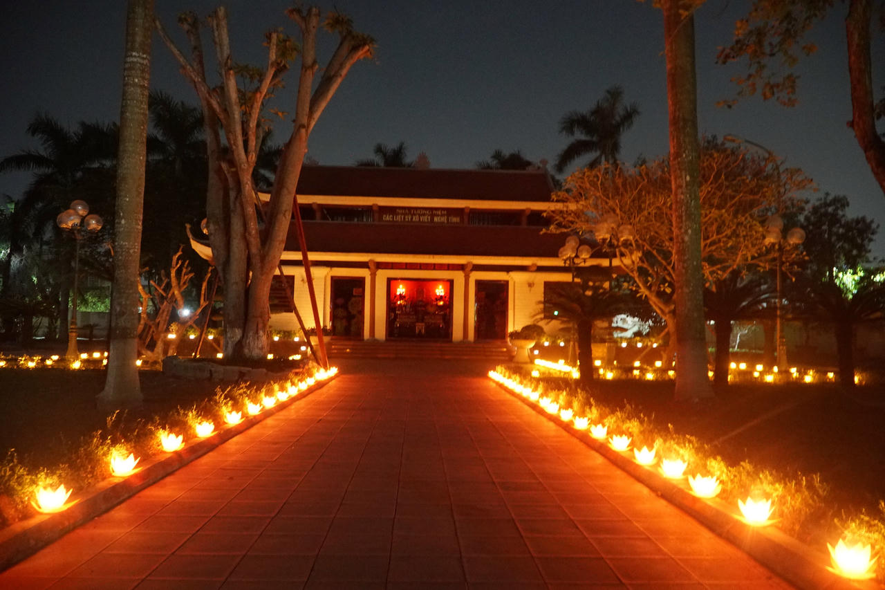 Nhà tưởng niệm các liệt sĩ Xô viết Nghệ Tĩnh tại Bảo tàng Nghệ An - Xô viết Nghệ Tĩnh. Ảnh: Tuyết Lan