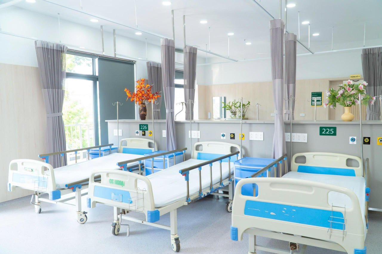 Hình ảnh sau cải tạo của Trung tâm Cấp cứu Bệnh viện Bạch Mai. 