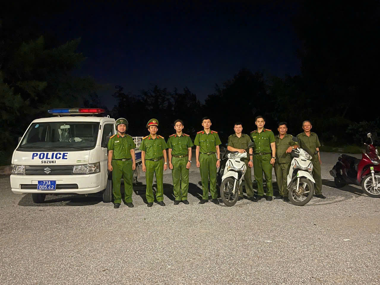 Lực lượng Công an phường Đồng Thuận tăng cường tuần tra, bảo đảm an ninh trật tự trên địa bàn.